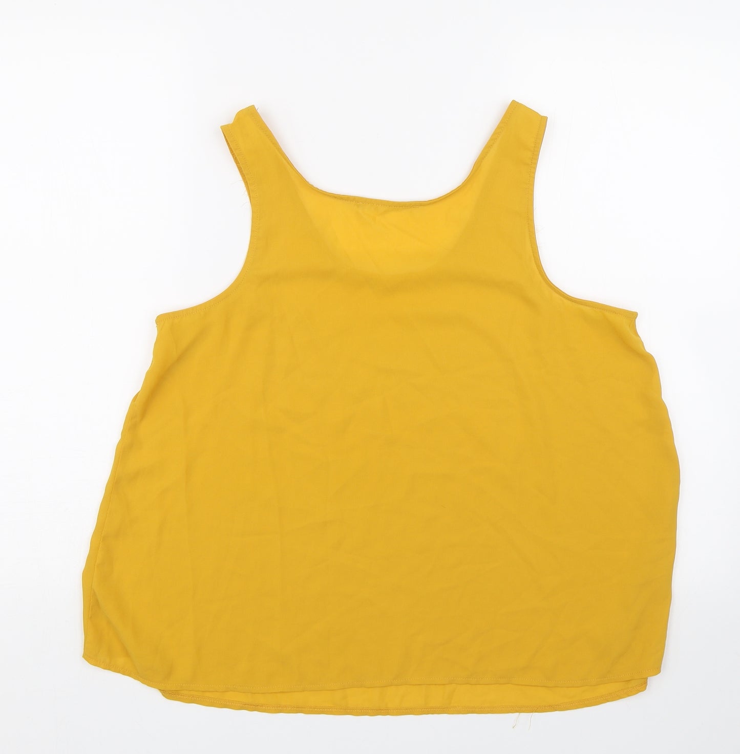 Preworn Womens Yellow   Basic Tank Size M