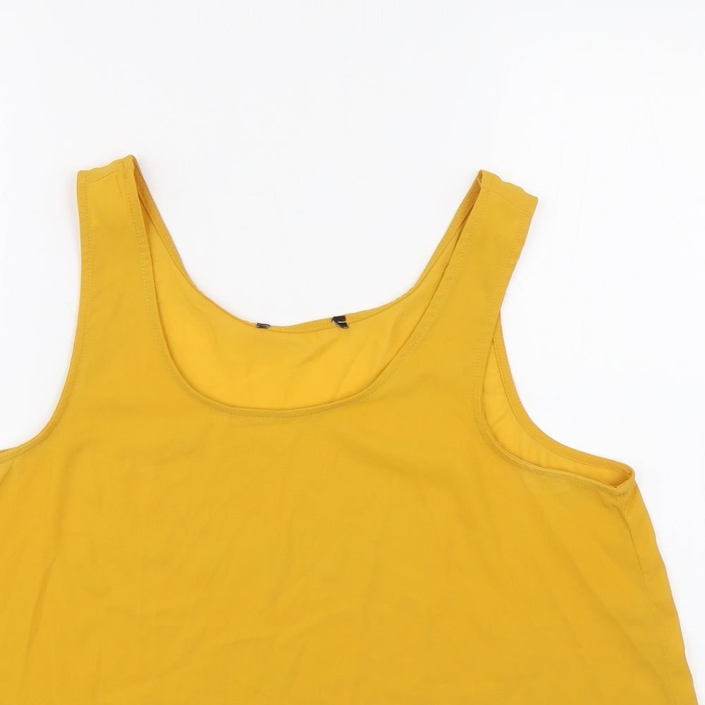 Preworn Womens Yellow   Basic Tank Size M
