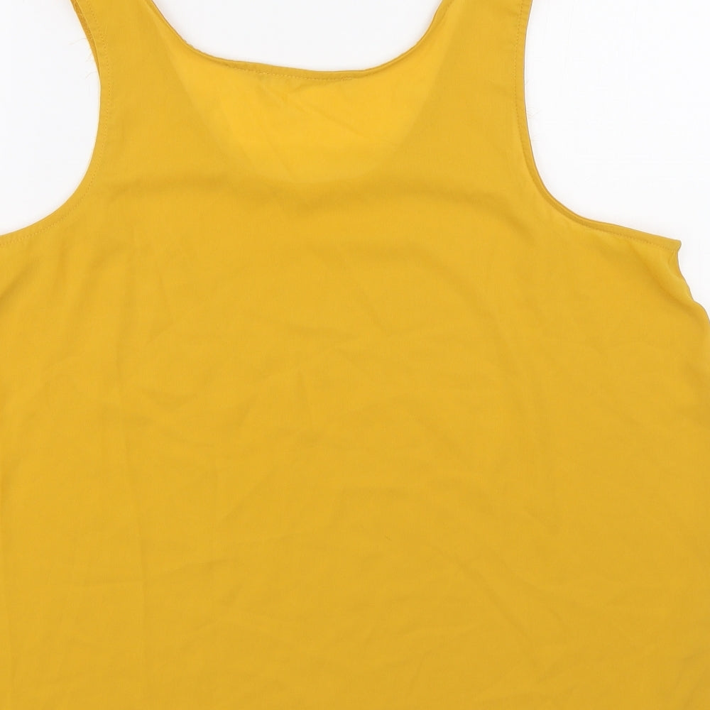 Preworn Womens Yellow   Basic Tank Size M
