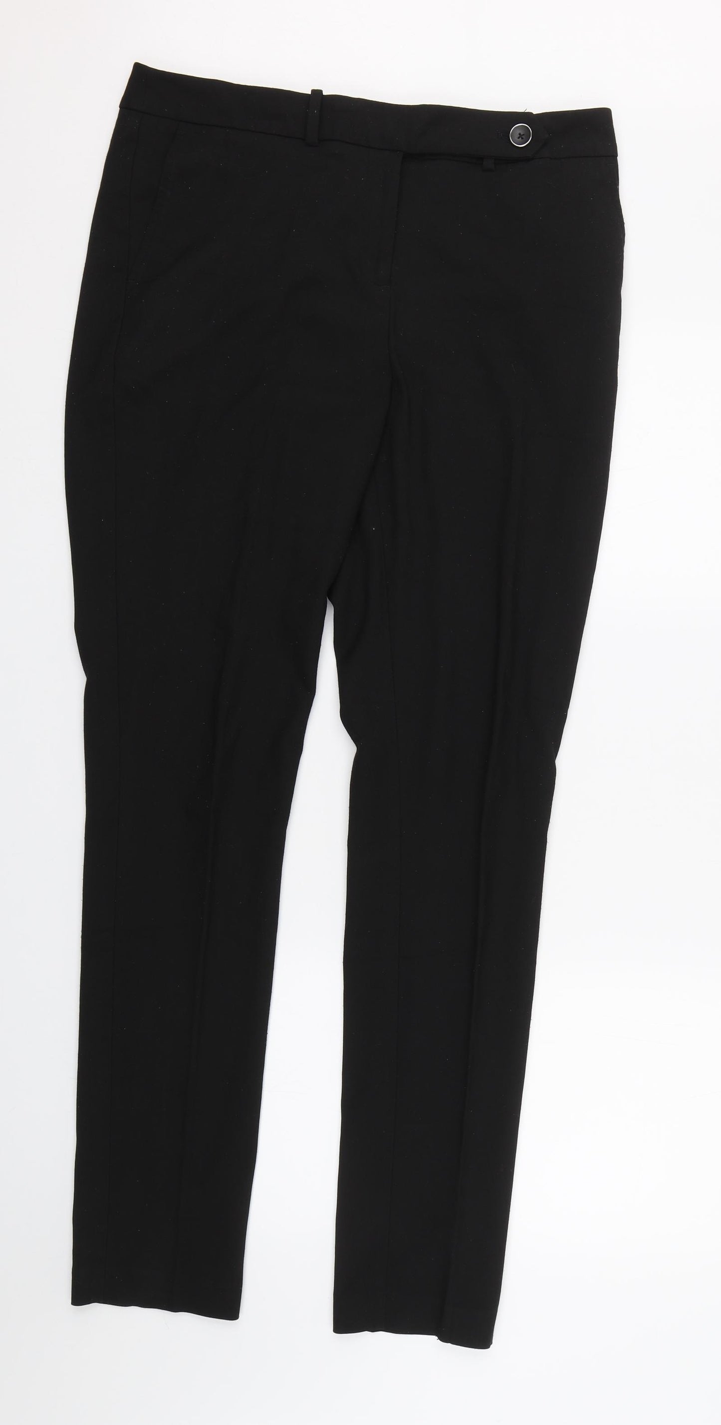 NEXT Womens Black   Trousers  Size 12 L32 in