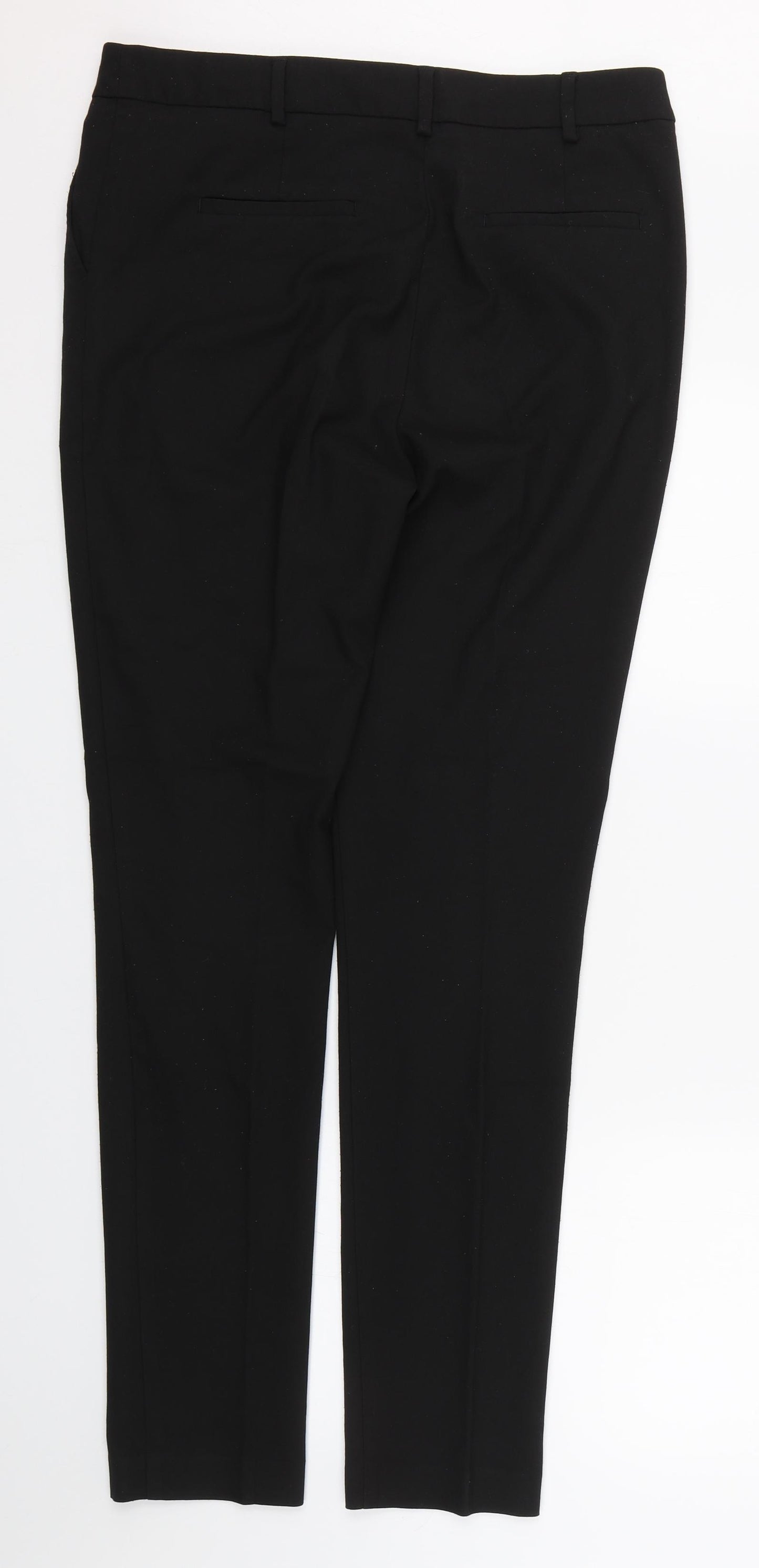 NEXT Womens Black   Trousers  Size 12 L32 in