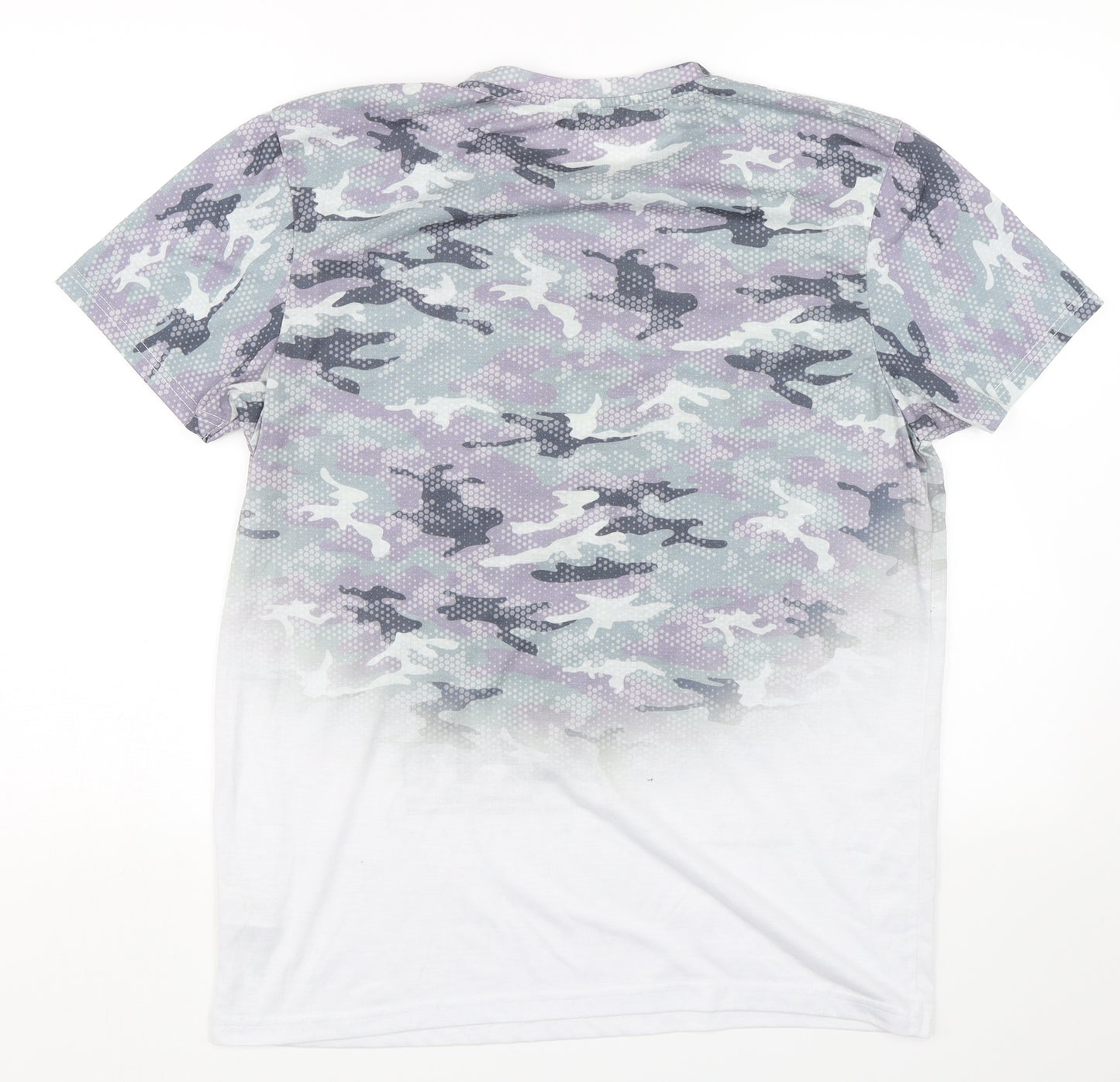 Primark Mens Multicoloured Camouflage   T-Shirt Size L