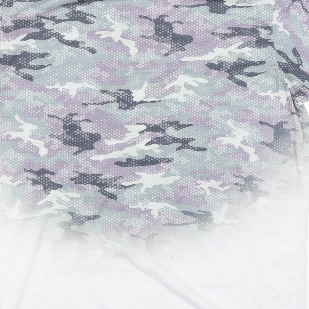 Primark Mens Multicoloured Camouflage   T-Shirt Size L
