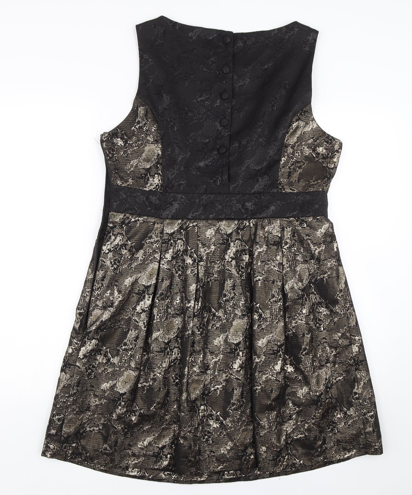 Monsoon Womens Gold   Tank Dress  Size 16