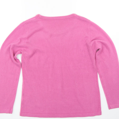 Preworn Womens Pink   Pullover Jumper Size M