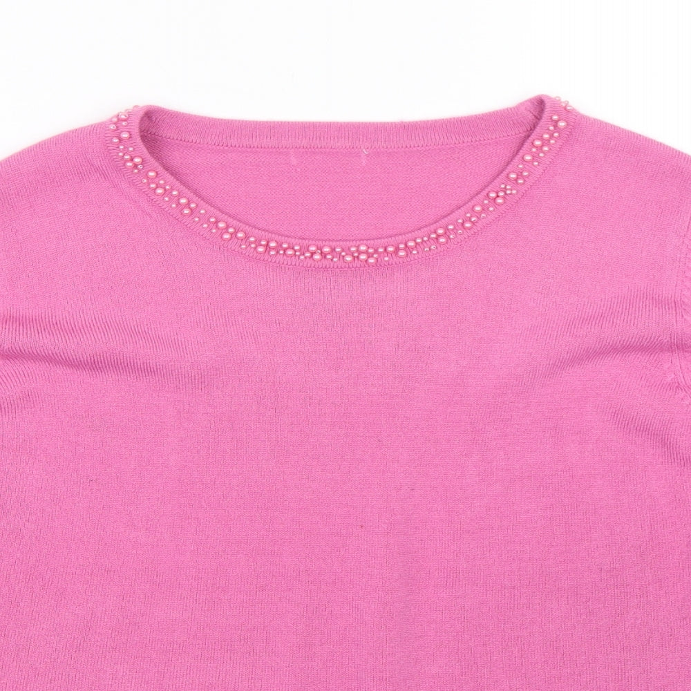 Preworn Womens Pink   Pullover Jumper Size M
