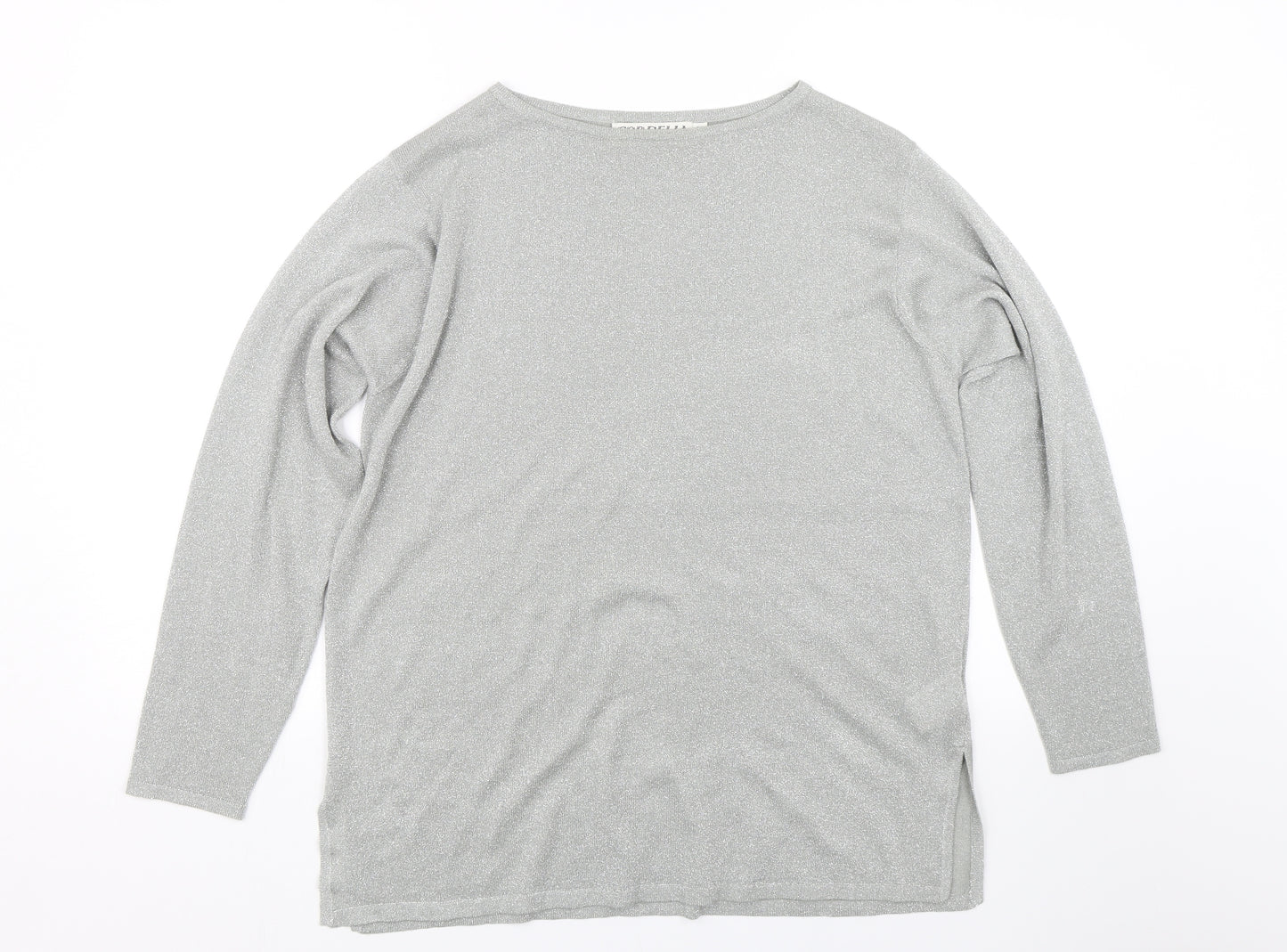 Cordelia Womens Silver   Pullover Jumper Size M