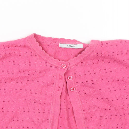 George Girls Pink   Cape Jumper Size 11-12 Years