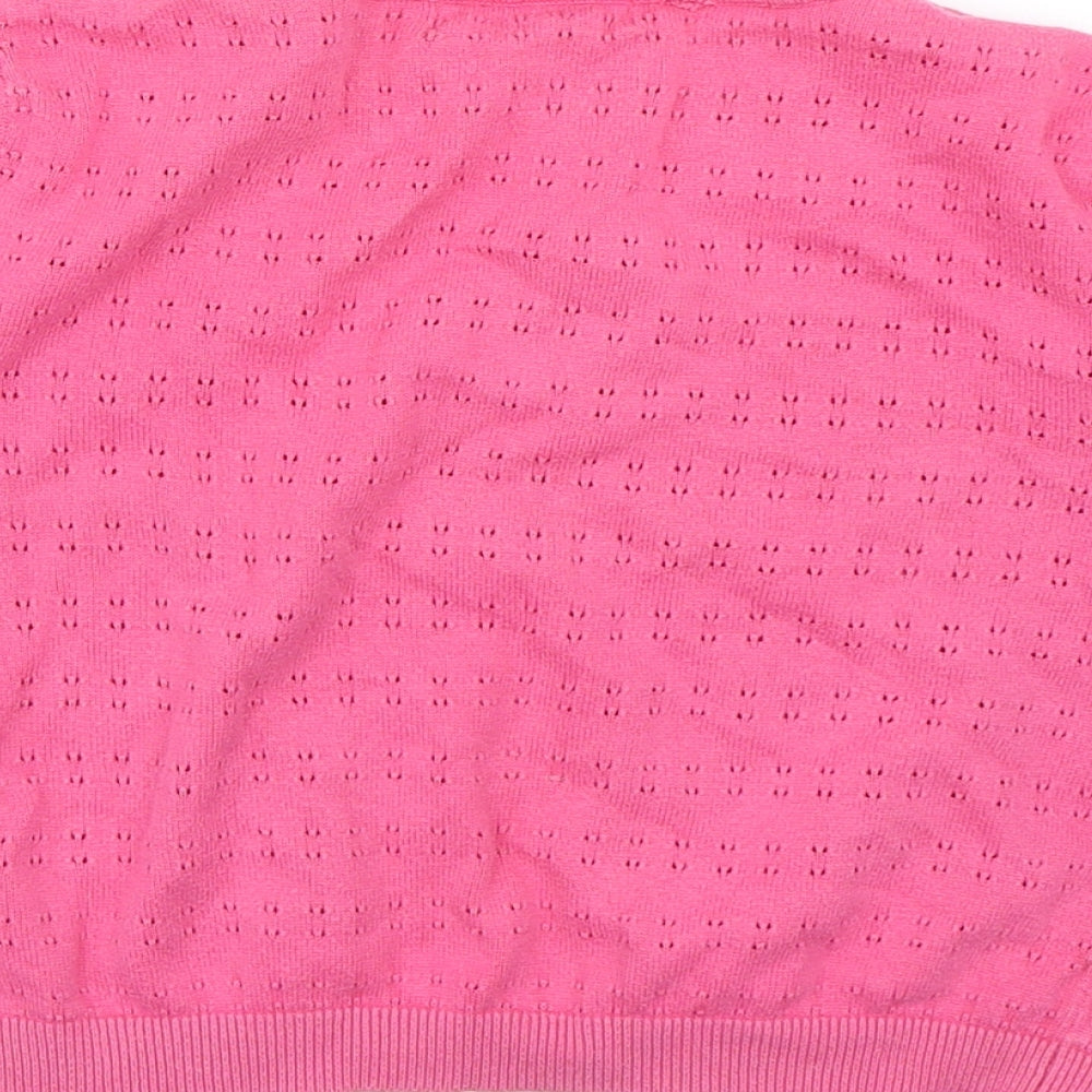 George Girls Pink   Cape Jumper Size 11-12 Years