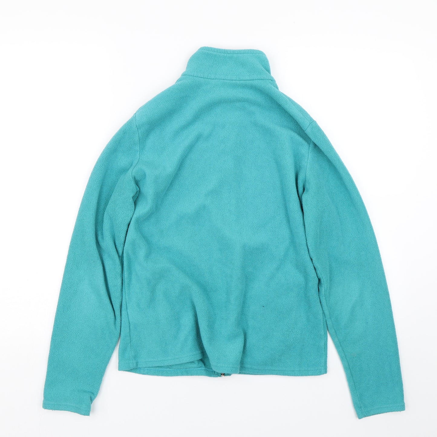 M&S Womens Blue  Fleece Full Zip Sweatshirt Size 12