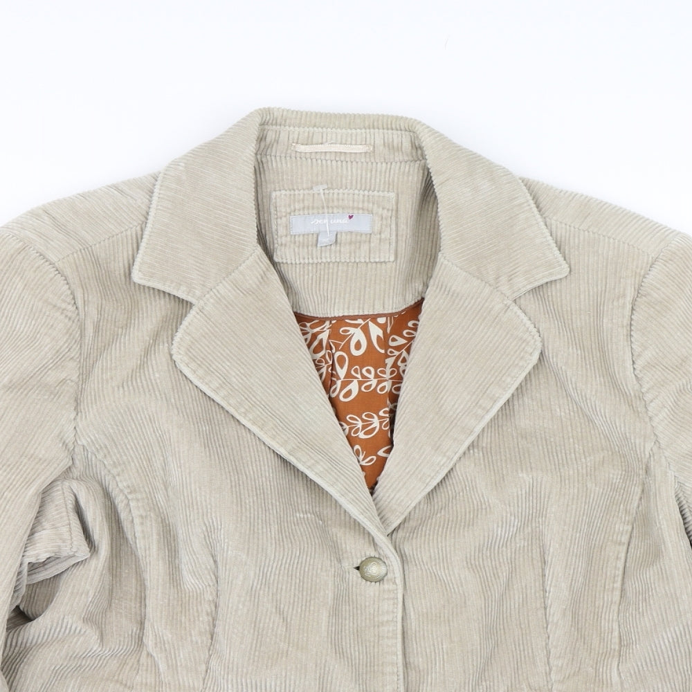 Per Una Womens Beige  Corduroy Jacket Suit Jacket Size 20