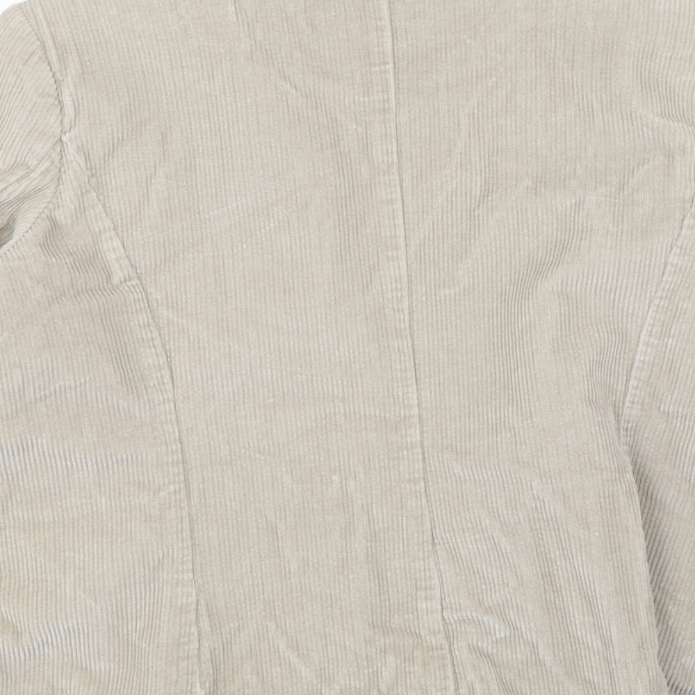Per Una Womens Beige  Corduroy Jacket Suit Jacket Size 20