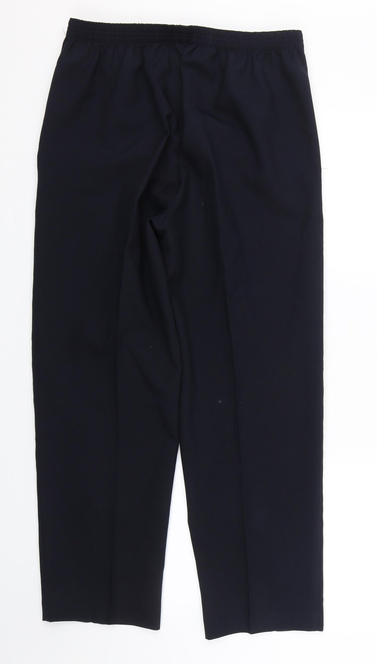 BM Womens Blue   Capri Trousers Size 12 L25.5 in