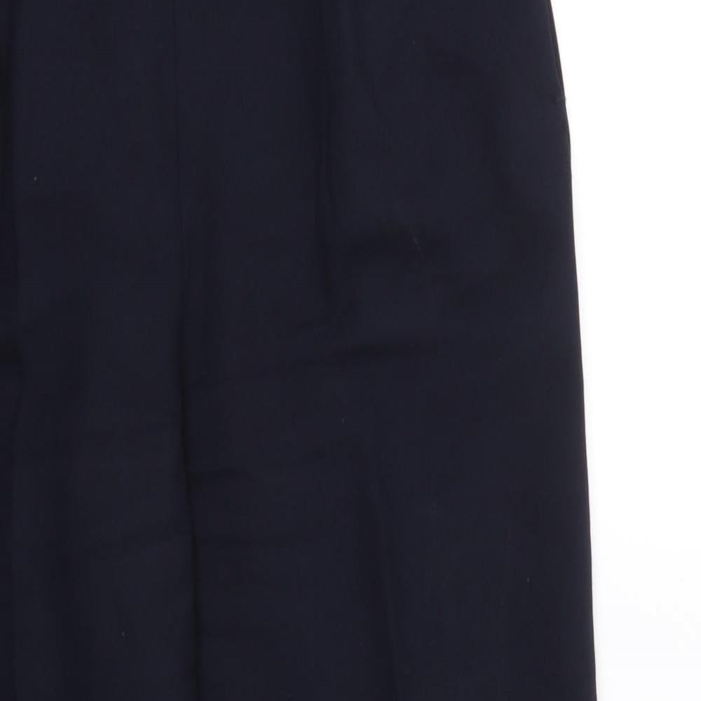 BM Womens Blue   Capri Trousers Size 12 L25.5 in