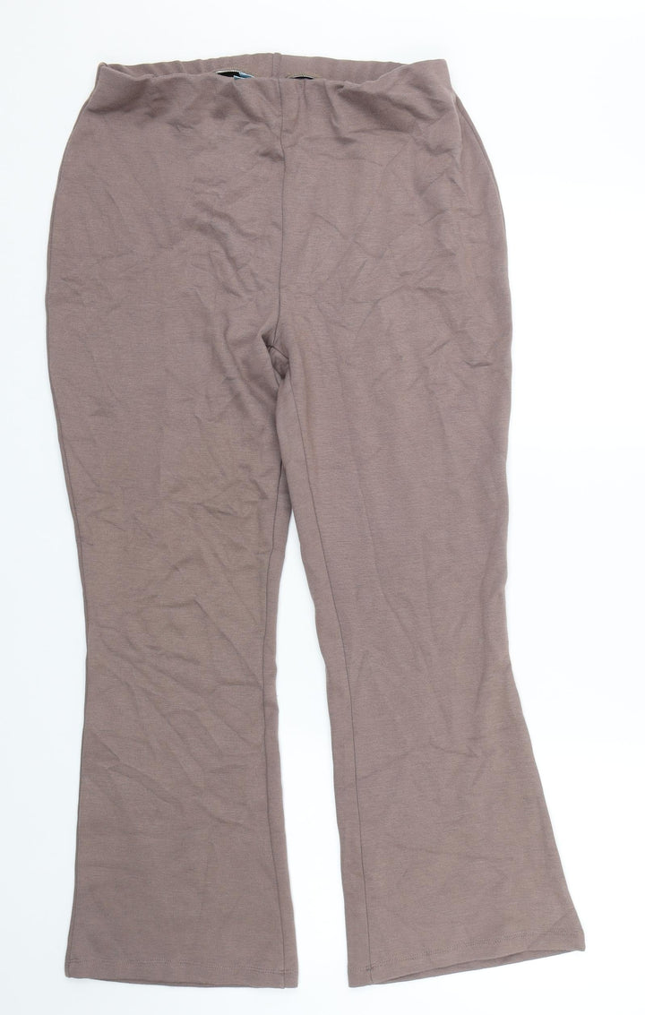 Damart Womens Brown   Sweatpants Trousers Size 12 L25 in