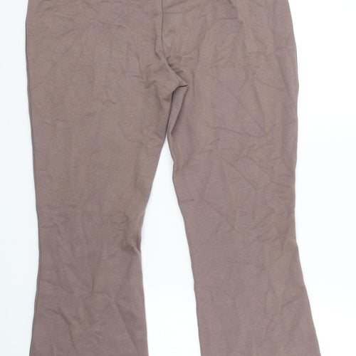 Damart Womens Brown   Sweatpants Trousers Size 12 L25 in