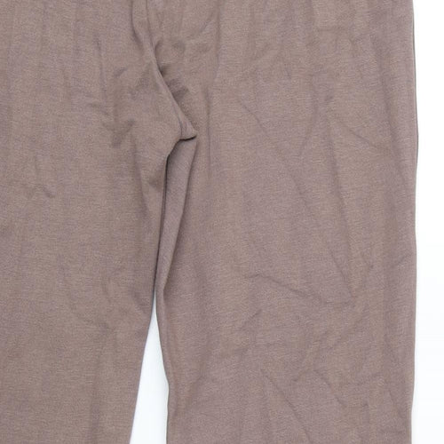 Damart Womens Brown   Sweatpants Trousers Size 12 L25 in