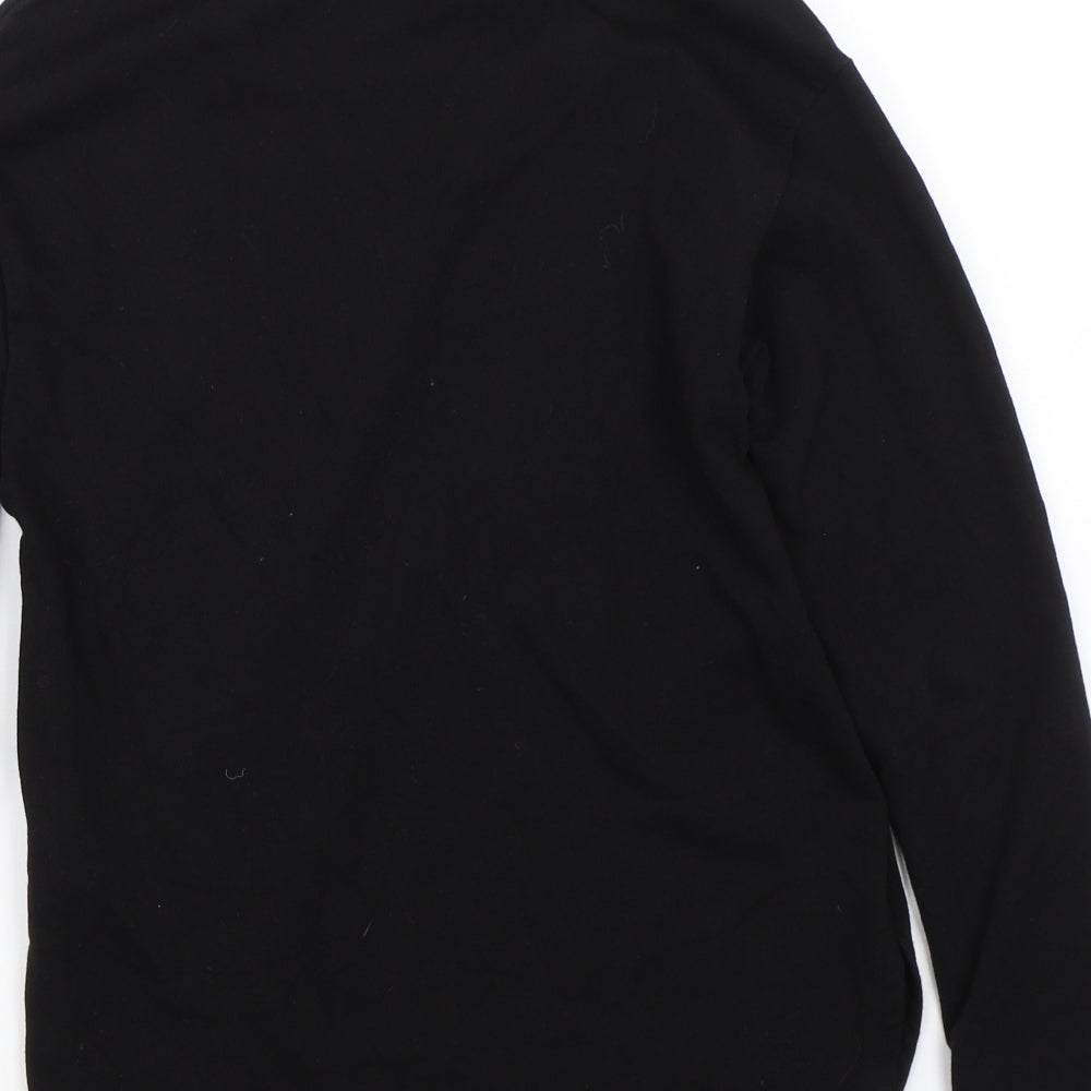 H&M Womens Black   Pullover Sweatshirt Size XS