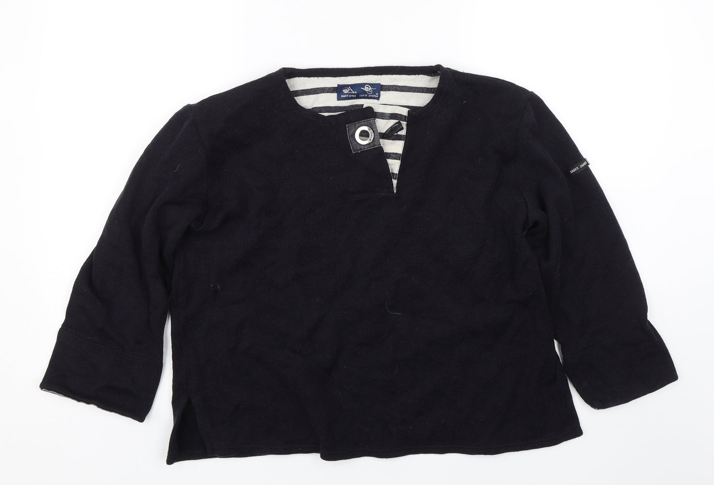 Saint-James Mens Blue   Pullover Jumper Size M