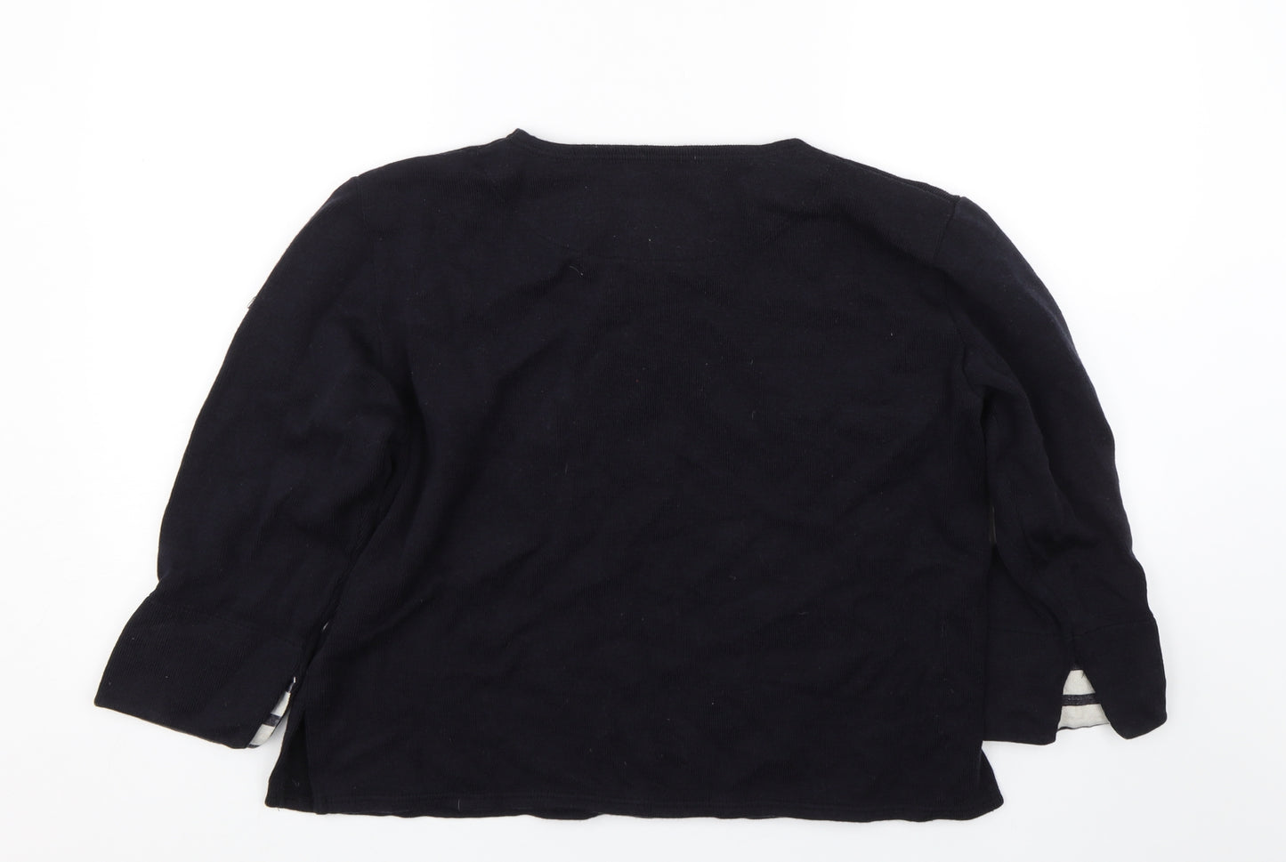 Saint-James Mens Blue   Pullover Jumper Size M