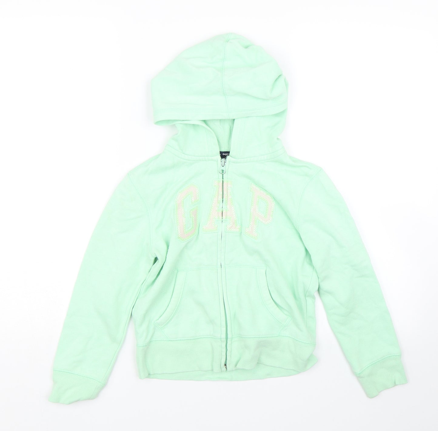 Gap Girls Green   Pullover Hoodie Size 6-7 Years