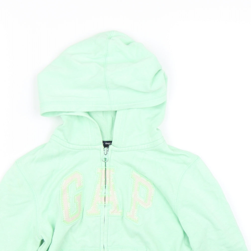 Gap Girls Green   Pullover Hoodie Size 6-7 Years