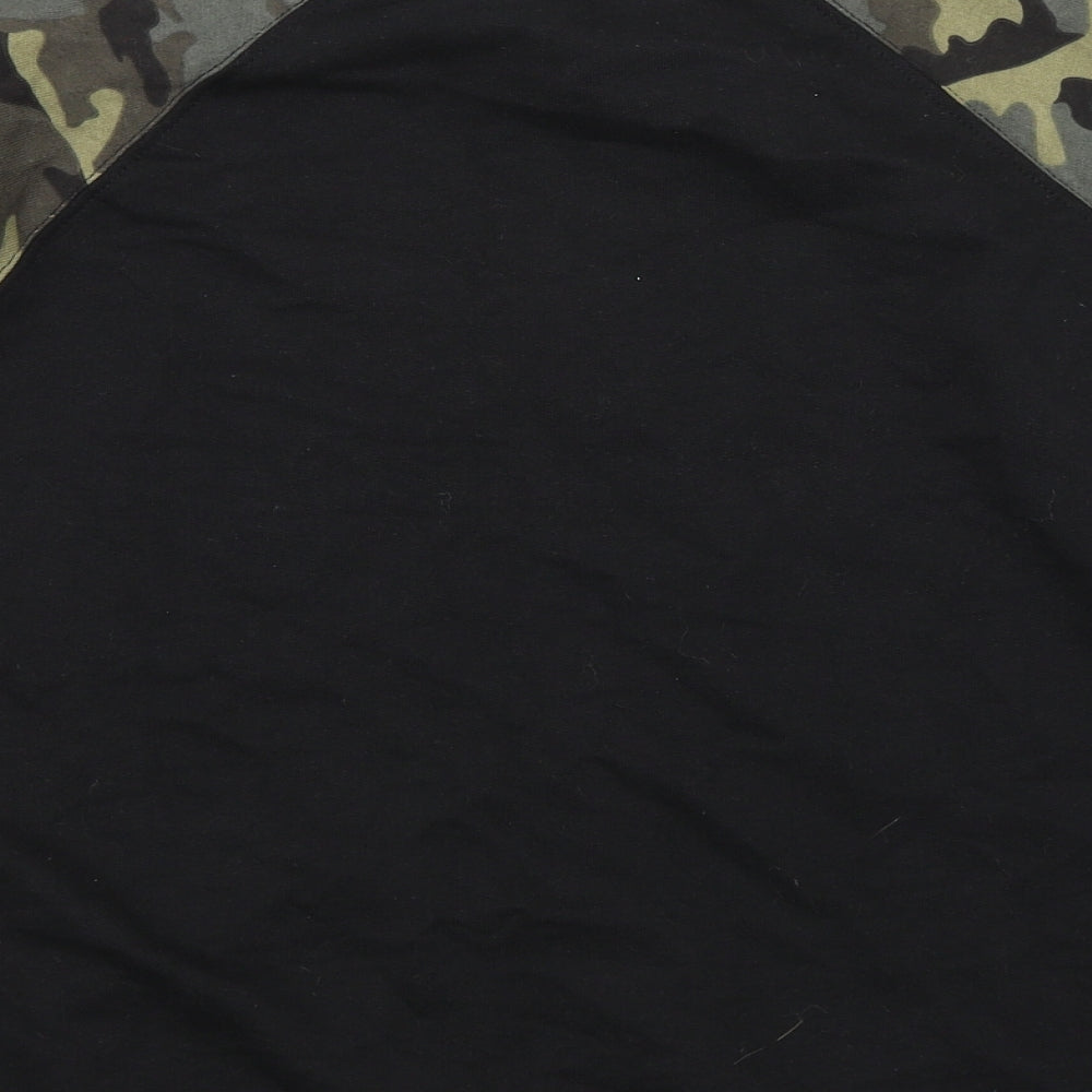 Rebel Boys Black Camouflage  Pullover Sweatshirt Size 12-13 Years