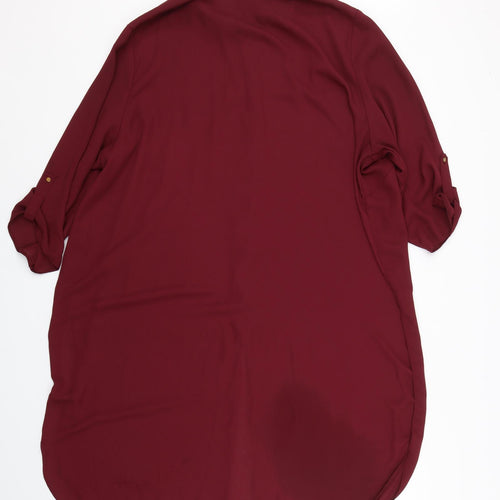 George Womens Purple   Basic Blouse Size 24