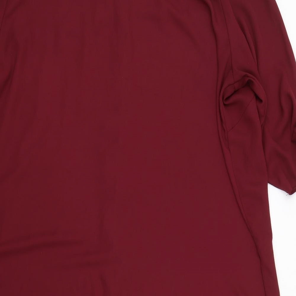 George Womens Purple   Basic Blouse Size 24
