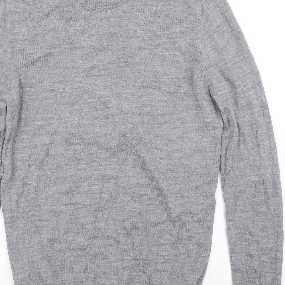 Chester Mens Grey   Pullover Jumper Size M