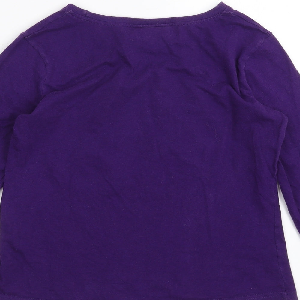 Moshi Girls Purple   Basic T-Shirt Size 9-10 Years  - Moshi Monsters