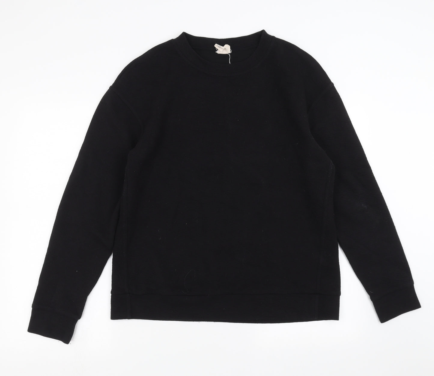 H&M Womens Black   Pullover Sweatshirt Size M