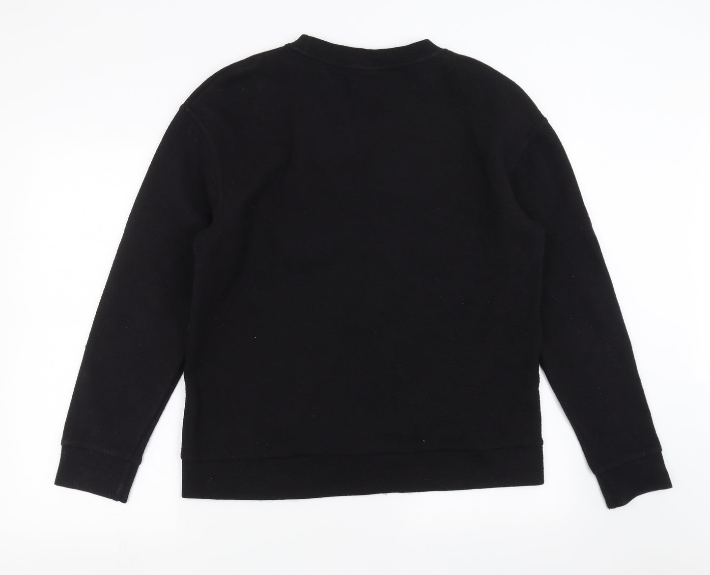 H&M Womens Black   Pullover Sweatshirt Size M