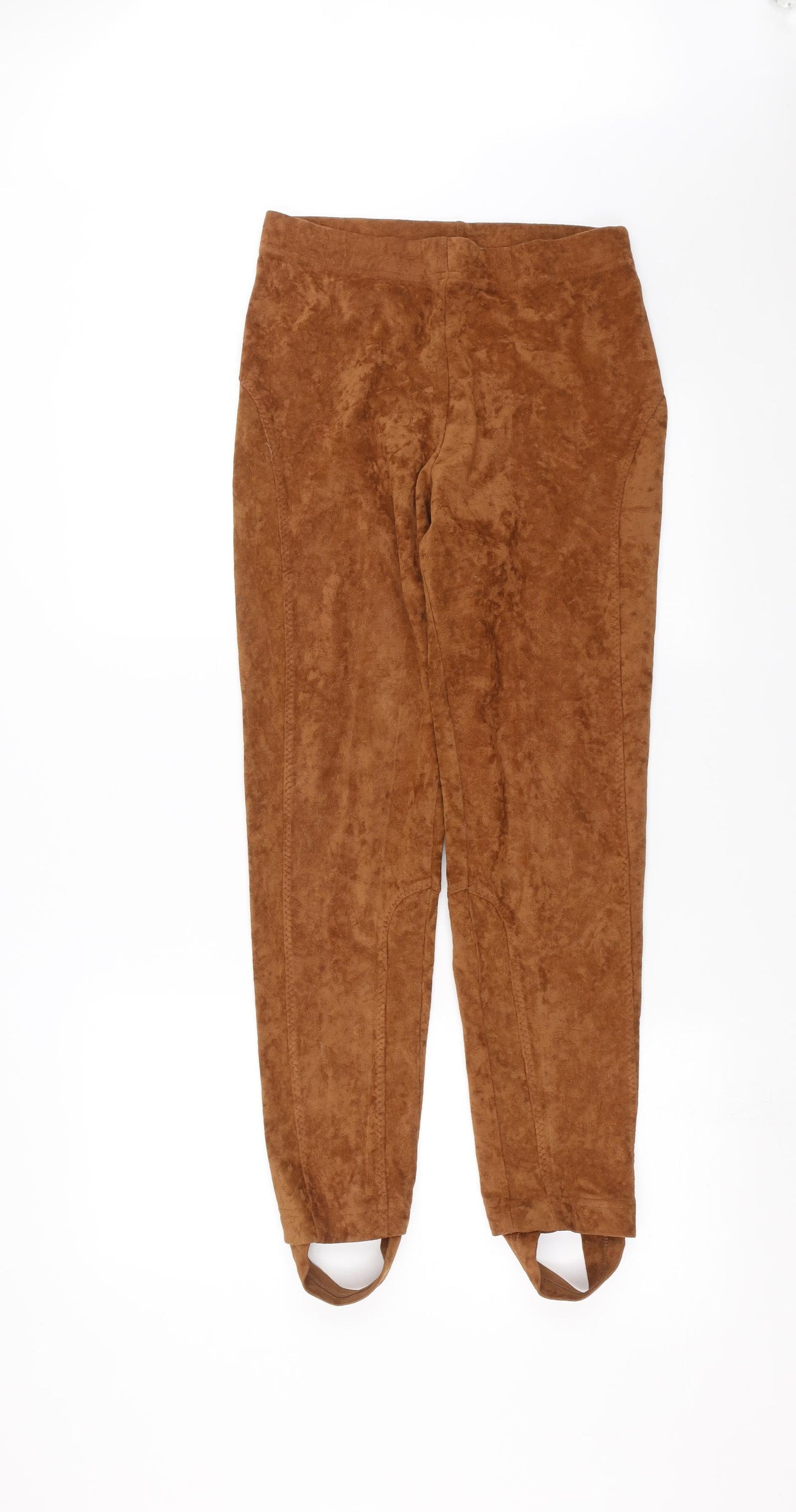 st michael Womens Brown   Trousers  Size 14 L26 in - stirrups