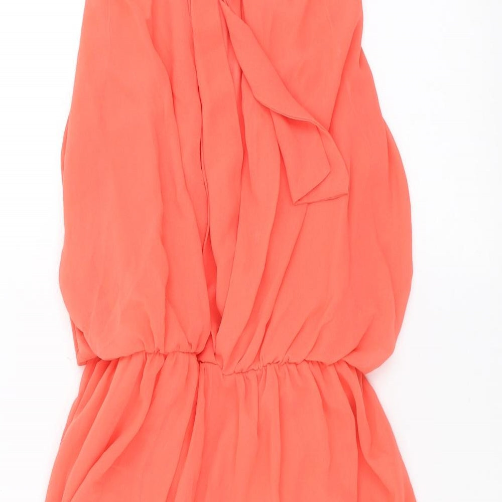 ASOS Womens Orange   Fit & Flare  Size 8