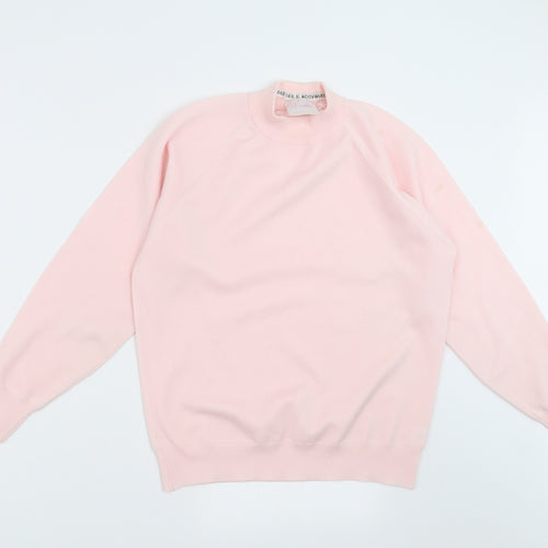 Brettles Womens Pink  Knit Pullover Jumper Size S