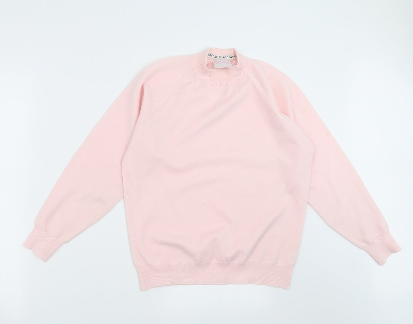 Brettles Womens Pink  Knit Pullover Jumper Size S