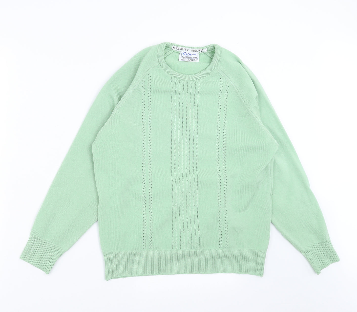 Gilwear Womens Green  Knit Pullover Jumper Size S