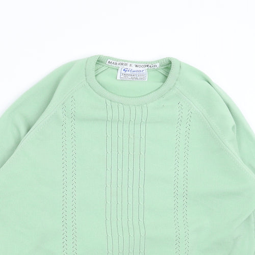 Gilwear Womens Green  Knit Pullover Jumper Size S