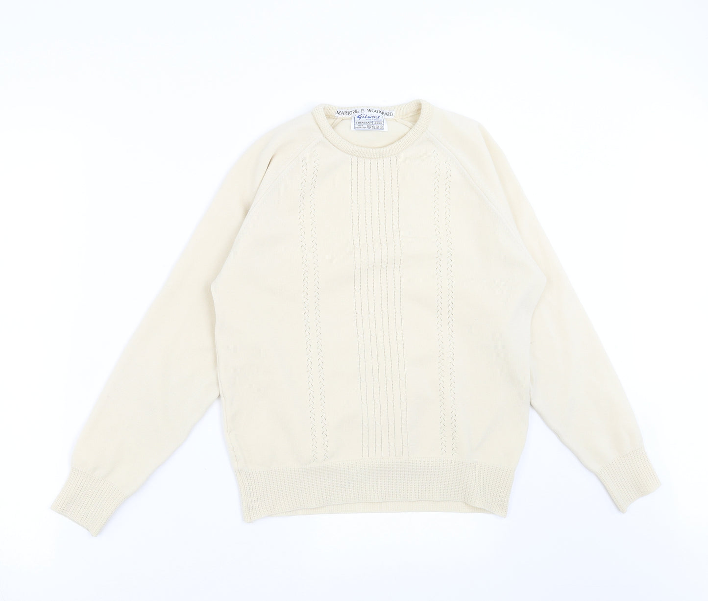 Gilwear Womens Ivory  Knit Pullover Jumper Size S
