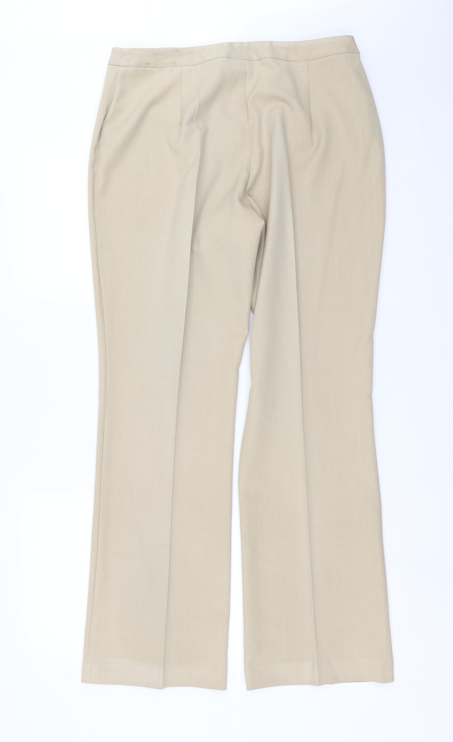 BHS Womens Beige   Trousers  Size 16 L30 in