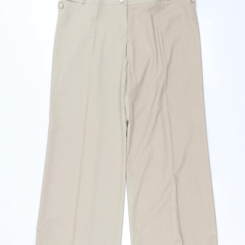 Preworn Womens Beige   Trousers  Size 36 in L29 in