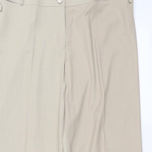 Preworn Womens Beige   Trousers  Size 36 in L29 in