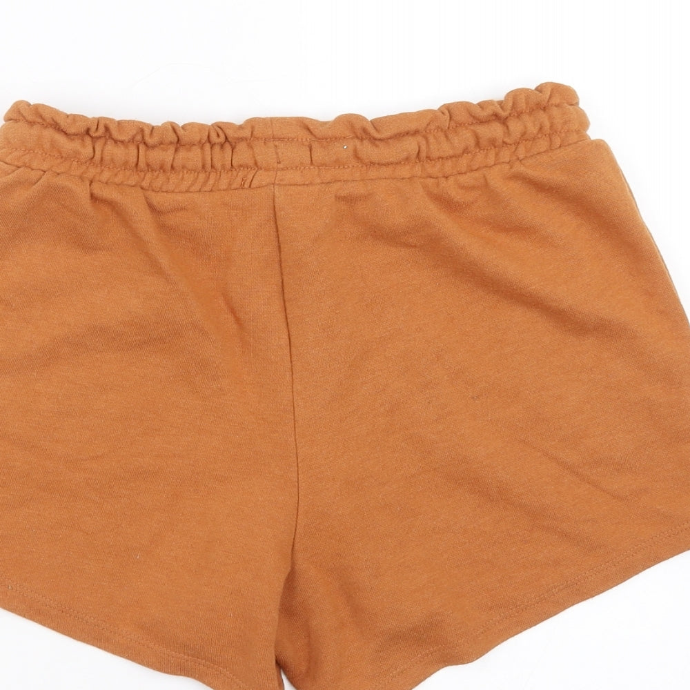 TU Womens Brown   Sweat Shorts Size 8