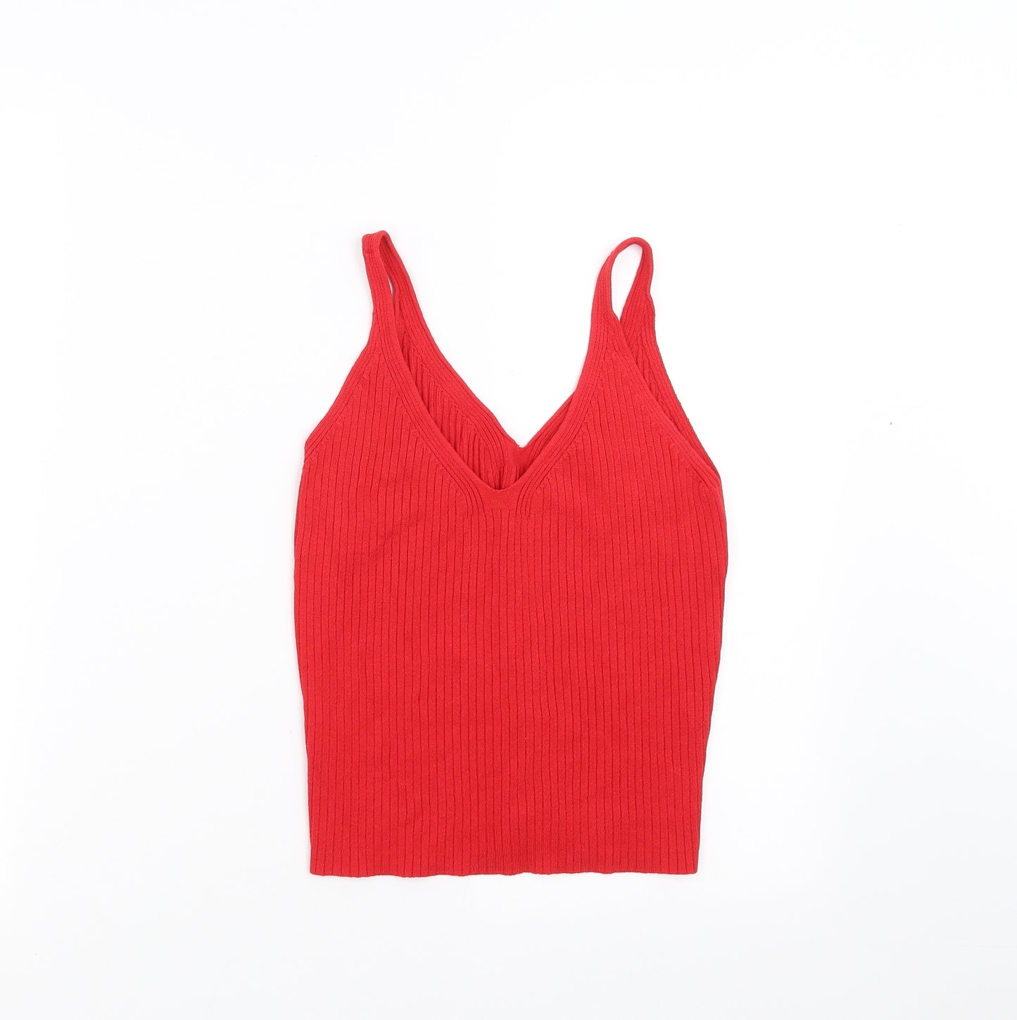 Divided by H&M Womens Red   Camisole T-Shirt Size S