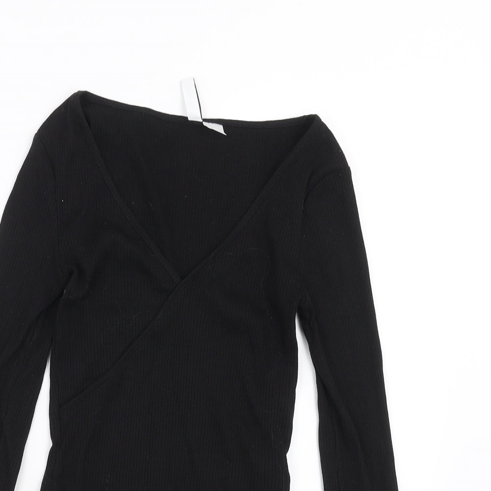 Divided by H&M Womens Black   Basic T-Shirt Size S