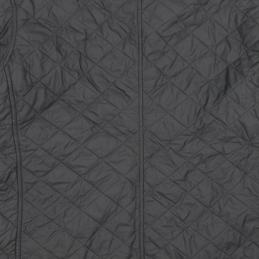 Barbour Mens Grey Argyle/Diamond  Quilted Jacket Size 2XL