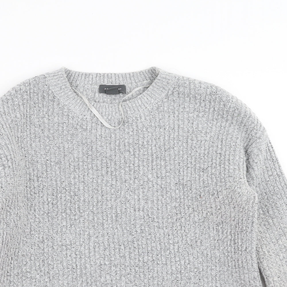 Primark Womens Grey  Knit Pullover Jumper Size M