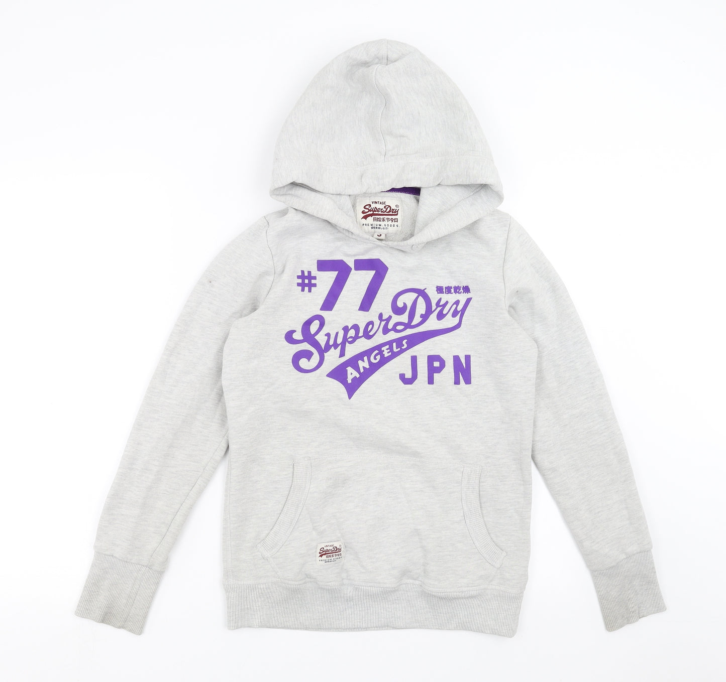 Superdry Mens Grey   Pullover Hoodie Size S