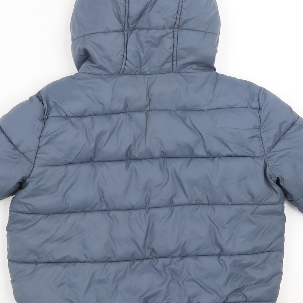 TU Boys Blue   Puffer Jacket Jacket Size 5-6 Years